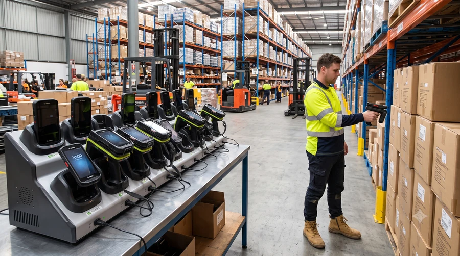 RFID inventory tracking reader for warehouse asset management