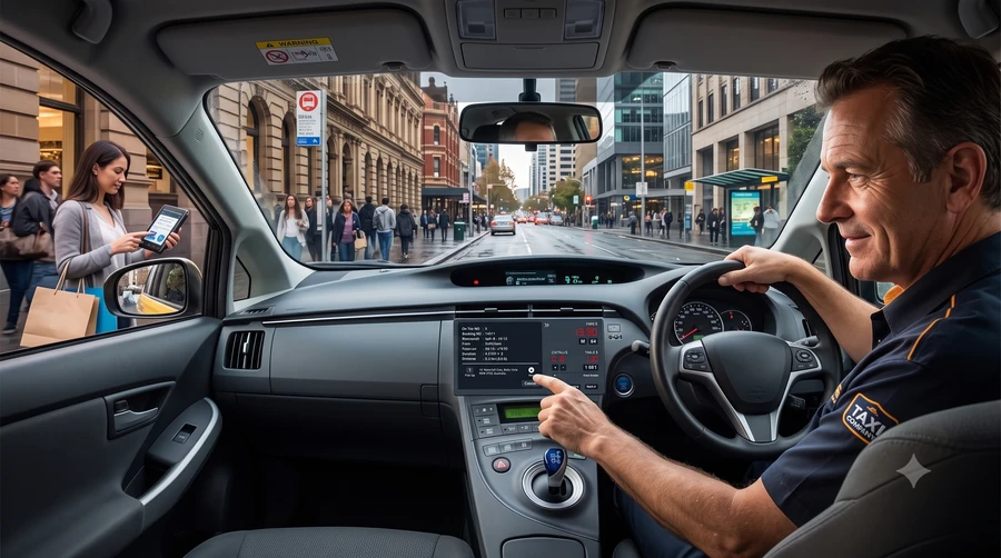 Taxi driver meter application software